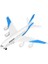 Çek Bırak Metal Yolcu Uçağı Işıklı Sesli Mavi A3806A 2
