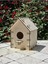Boyanabilir Ahşap Kuş Yuvası Evi, 16X13X12 Cm, Renkli, Doğa Dostu 1