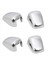 4pcs Ön Cam Yıkayıcı Silinme Silinme Nozul Dekoratif Kapak 2007-2016 Yıl Jeep Pusula / Patriot (Yurt Dışından) 1
