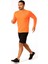 Erkek Premium Spor Uzun Kollu Tişört – Turuncu Performans Training 1