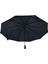 10 Telli 3 Kırmalı Otomatik Şemsiye Siyah Rüzgar Koruyucu 3