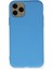 iPhone 11 Pro Kılıf Nano Içi Kadife Silikon - MAVI-(5796) - SB001M-483G69 1
