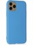 iPhone 11 Pro Kılıf Nano Içi Kadife Silikon - MAVI-(5796) - SB001M-483G69 3