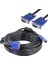 HT-VGA15 15 Pin Erkek/erkek 15 Metre VGA Görüntü Aktarma Kablosu 1
