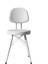 Kav Mutfak Sandalyesi, Yemek, Bahçe, Kafe, Modern Sandalye - Beyaz Deri, Beyaz Gövde 3