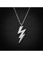 Şimşek - The Flash Gümüş Kaplama Düz Zincir Kolye 8