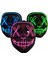 Işıklı LED Maske Parti Eğlence Maskesi Hallowen Neon Maske - SB001M-47T888 3