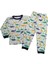 Erkek Çocuk Dinazor Desenli%100 Pamuklu Pijama Takımı 2