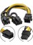 6 Pin Pcıe To 2x6 + 2 Pin (6 Pin / 8 Pin) Gpu Power Güç Kablosu 3
