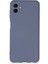 Samsung Galaxy A04 Kılıf Nano Içi Kadife Silikon - GRI-(5796) - SB001M-487JH7 1