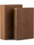 % 100 Orjinal Hakiki Deri Küçük Boy Klasik Kutulu Kuran-I Kerim Kahve Rengi 6