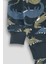 Erkek Çocuk Içi Polarlı Rahat Dinozor Desenli 3 - 8 Yaş Pijama Takımı - 1041 2