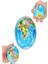 Dünya Haritalı Büyük Boy Stres Topu - Renkli ve Eğlenceli El Oyuncağı 3