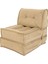 Mocca Tek Kişilik Katlanır Yatak Uzanma Koltuğu - Bej 2