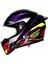 K1 S Fastlap Black Purple Pink Kapalı Kask 5