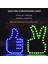 Araç Penceresi Dekoratif Için Uzaktan Iyi Jest Lambası Işıltılı Panel Etiketi ile Evrensel Komik Araba Parmak Işığı (Yurt Dışından) 3