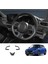 Araç Direksiyon Simidi Düğmesi Alt Çerçeve Sticker Suzuki Swift 2024 2025 Iç Aksesuarlar Karbon (Yurt Dışından) 3