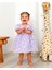 Lila Papatya Çocuk Elbise 6
