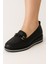 Yumuşak Taban Kadın Loafer – Zincir Detaylı Konfor Ayakkabı 4