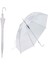 Şeffaf Baston ve Şemsiye Seti, Beyaz, Hafif ve Şık Tasarım 3
