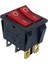 Tuşlu Anahtar Çiftli Işıklı Kare Tip (On-Off) (6 Fiş) 1