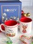 Hediyelik Christmas Red 2 Kişilik Özel Hediye Kutulu Kupa Takımı 3