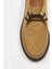 Isabella Camel Hakiki Süet Kadın Loafer Ayakkabı 3