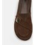 Mii Acı Kahve Hakiki Süet Kadın Loafer 4