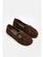 Mii Acı Kahve Hakiki Süet Kadın Loafer 6