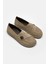 Mii Bej Hakiki Süet Kadın Loafer 5