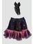 Kız Çocuk Siyah Yıldızlı Püsküllü Etek 1
