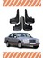 Mercedes 200E Racing Yazılı 4'lü Tozluk Çamurluk Paçalık 1