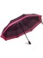 Full Otomatik 8 Telli Dayanıklı Fuşya Punlı Bayan Şemsiye 6