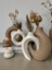 Dekoratif Sevgili Sarmaşık Vazo Set, Halka Vazo Tealight Mumluklu Set, Dekoratif Obje & Biblo Set 4