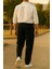 Erkek Bol Paça Jogger Baggy Siyah Pantolon 6