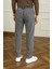 Erkek Trend Günlük Bol Paça Baggy Gri Pantolon 6