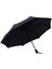 Tam Otomatik Unisex Siyah Şemsiye, Hafif ve Dayanıklı, Şık ve Kullanışlı 2
