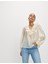 Lyocell Karışımlı Volan Detaylı V Yaka Bluz 5