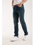 Erkek Pantolon Regular Fit Yeşil Tint Fermuarlı Rahat Giyim Jeans 3