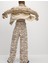 Leopar Desenli Wide Leg Jean Pantolon 2