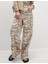 Leopar Desenli Wide Leg Jean Pantolon 3