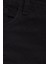Kadın Slim Fit Dar Kesim Pamuklu Dar Paça Siyah Jean Pantolon 6