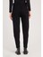 Kadın Slim Fit Dar Kesim Pamuklu Dar Paça Siyah Jean Pantolon 7