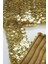 Gold Renk Likralı Pul Şerit 4 cm - 1 Metre - Lastikli Pul Şerit - Payetli Şerit 2