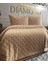 Diamond Kürk Comforter 3 Parça Set Bej 1