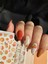 Artikel Portakal Tırnak Dövmesi, Tırnak Tattoo, Nail Art, Tırnak Sticker 2