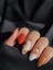 Artikel Portakal Tırnak Dövmesi, Tırnak Tattoo, Nail Art, Tırnak Sticker 3