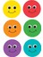 33710 Ürünler Mutlu Çok Renkli Gülen Yüz Sınıf - Yaratıcı Öğretim Kaynakları - 6 Inç, 30&apos;lu Paket, 6" 1