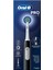 Oral-B Pro Serisi 1 Siyah Elektrikli Diş Fırçası, 1 Diş Fırçası Başlığı, Braun Tasarımı 1
