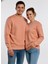 Unisex Relax Fit Rahat Kesim Pamuklu Yumusak Dokulu Içi Polarli Bisiklet Yaka Sweatshirt 2